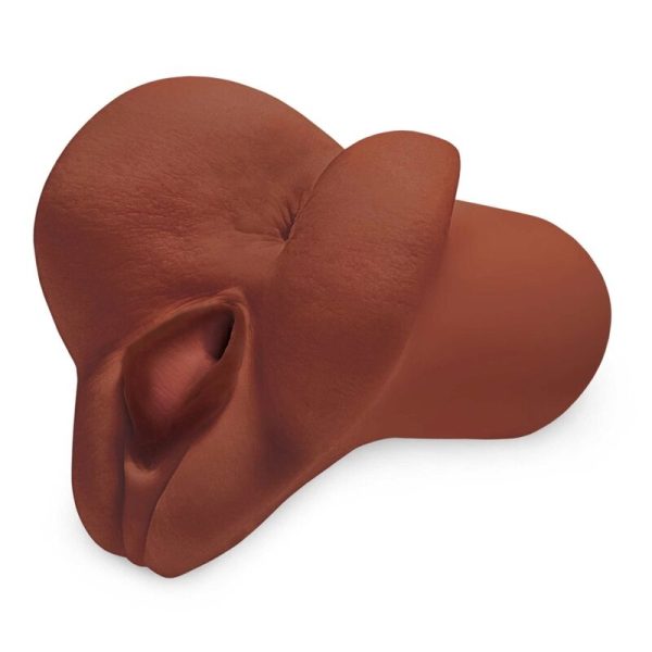 PDX PLUS - MASTURBATEUR DOUBLE MARRON CHOISISSEZ VOTRE PLAISIR – Image 2