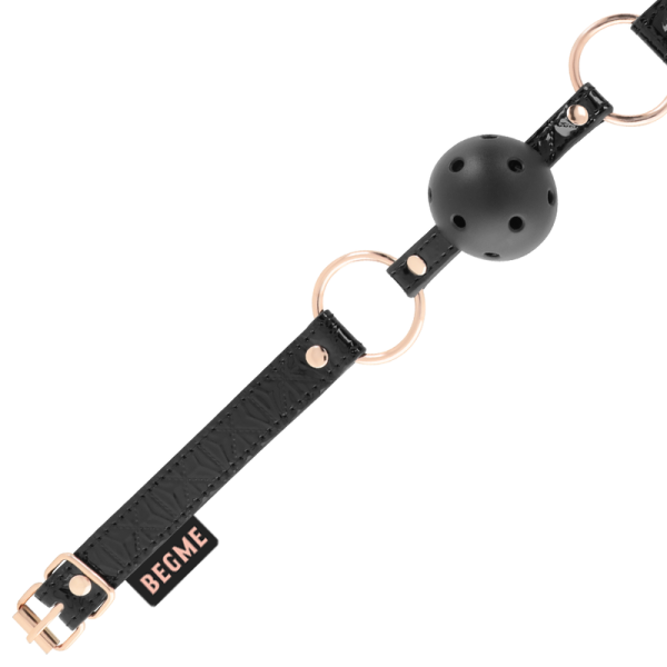 BEGME - BLACK EDITION BALL GAG CUIR VEGAN – Image 3