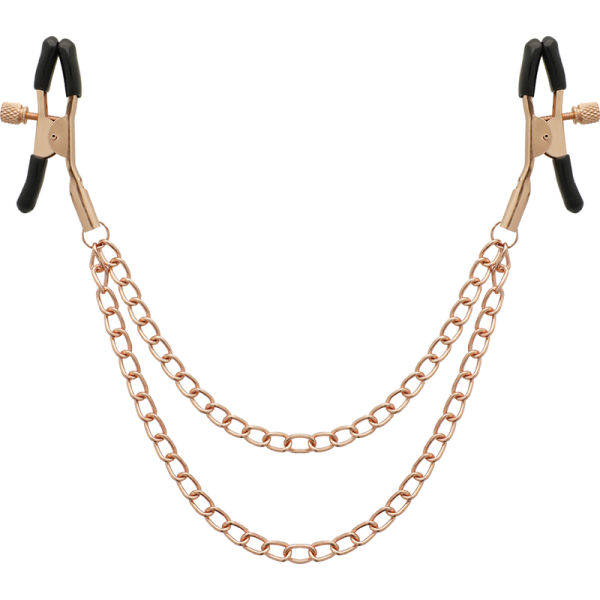COQUETTE CHIC DESIRE - PINCES METELONS FANTAISIE EN MÉTAL AVEC CHAÎNE – Image 3