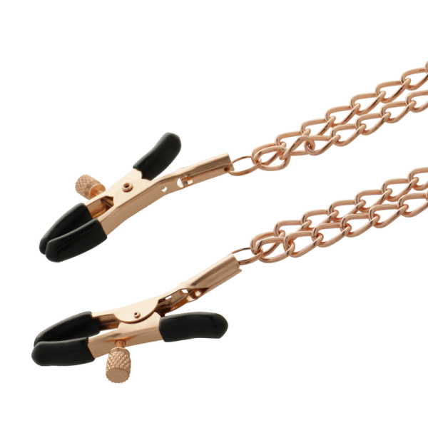 COQUETTE CHIC DESIRE - PINCES METELONS FANTAISIE EN MÉTAL AVEC CHAÎNE – Image 4