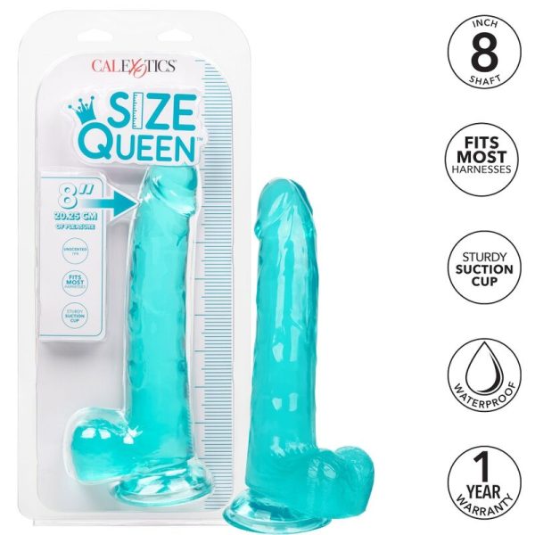 CALEXOTICS - GODE TAILLE REINE BLEU 20.3 CM – Image 2