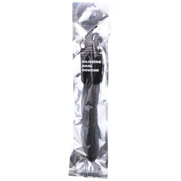 ALL BLACK - DOUCHE ANAL EN PERLES SILICONE 27 CM – Image 2