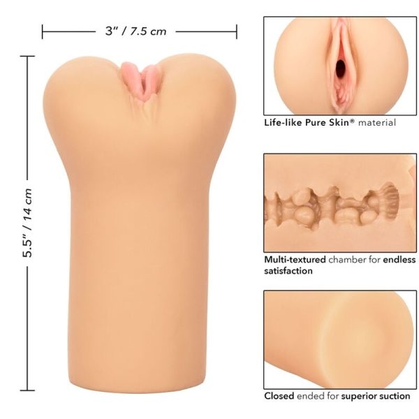 CALEXOTICS - BOUNDLESS VULVA STROKER - PEAU CLAIRE – Image 5