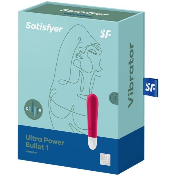 SATISFYER - ULTRA POWER BULLET 1 ROUGE – Image 3