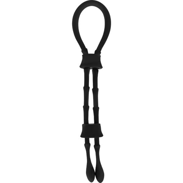 OHMAMA FETISH - ANNEAU CORDON COQ ET TESTICULES EN SILICONE – Image 2