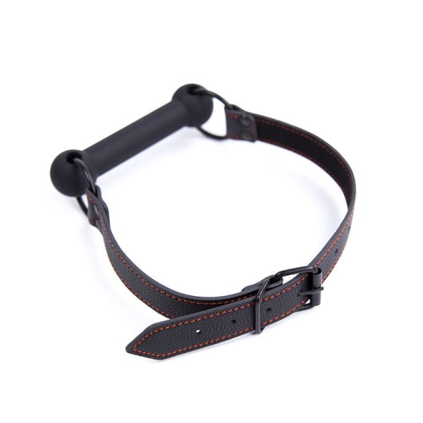 OHMAMA FETISH - BÂILLON EN OS AVEC SANGLE PU – Image 2