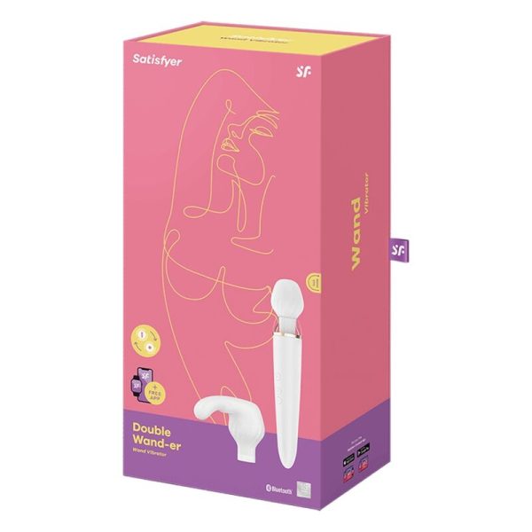 SATISFYER - APPLICATION DOUBLE WANDER BLANCHE – Image 5