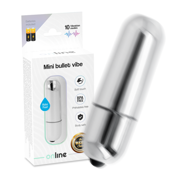 ONLINE - MINI BALLE VIBRANTE ARGENT – Image 2