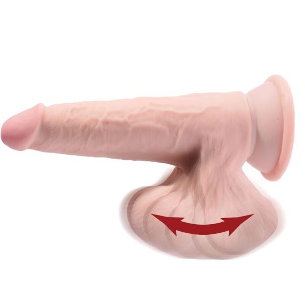 KING COCK - BALLES GODE 3D PLUS 15.2 CM PEAU CLAIRE – Image 4
