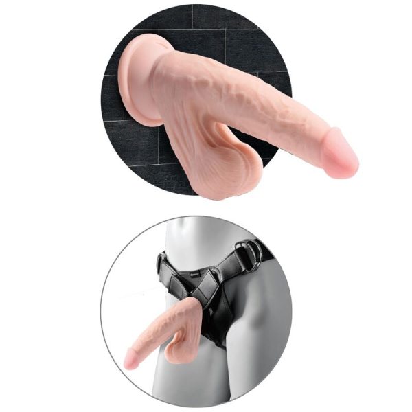 KING COCK - BALLES GODE 3D PLUS 15.2 CM PEAU CLAIRE – Image 5