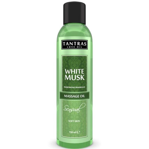 INTIMATELINE - HUILE DAMOUR TANTRAS MUSC BLANC 150 ML