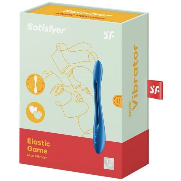 SATISFYER - VIBRATEUR MULTI ÉLASTIQUE GAME BLEU – Image 4