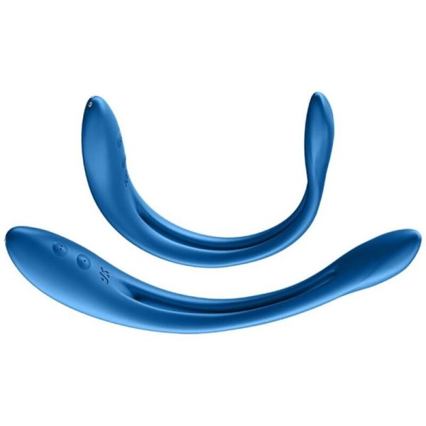 SATISFYER - VIBRATEUR MULTI ÉLASTIQUE GAME BLEU – Image 3