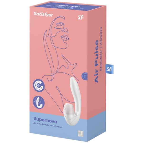 SATISFYER SUPERNOVA ESTIMULADOR Y VIBRADOR - ROSA – Image 3