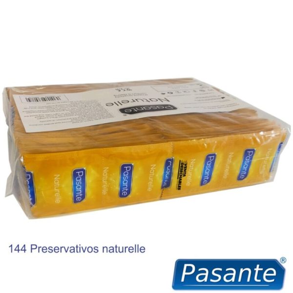 PASANTE - PRÉSERVATIFS NATURELLE SAC 144 UNITÉS – Image 2