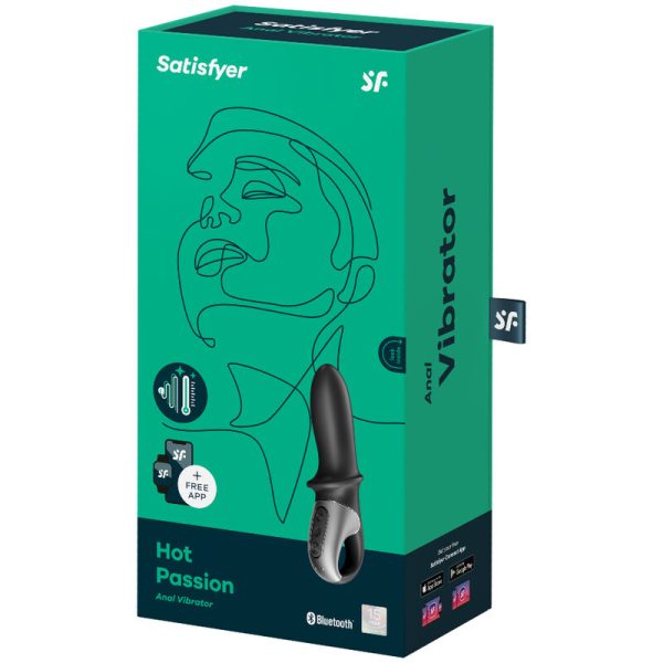 SATISFYER - APPLICATION DE VIBRATEUR ANAL HOT PASSION NOIR – Image 4