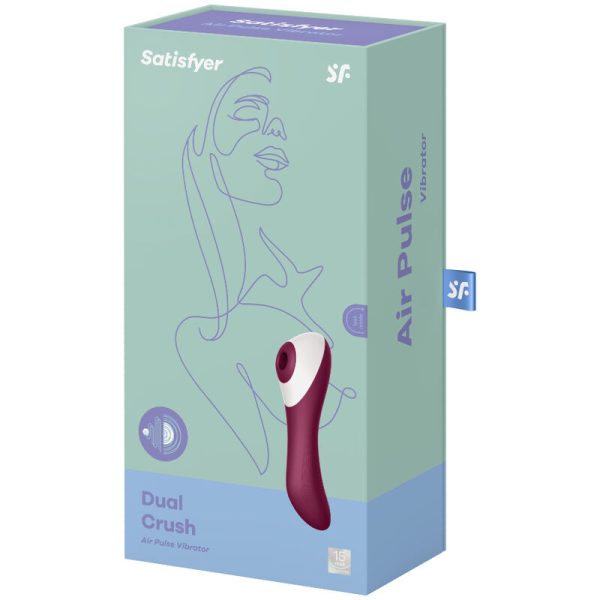 SATISFYER - VIBRATEUR  IMPULSIONS AIR DUAL CRUSH – Image 4