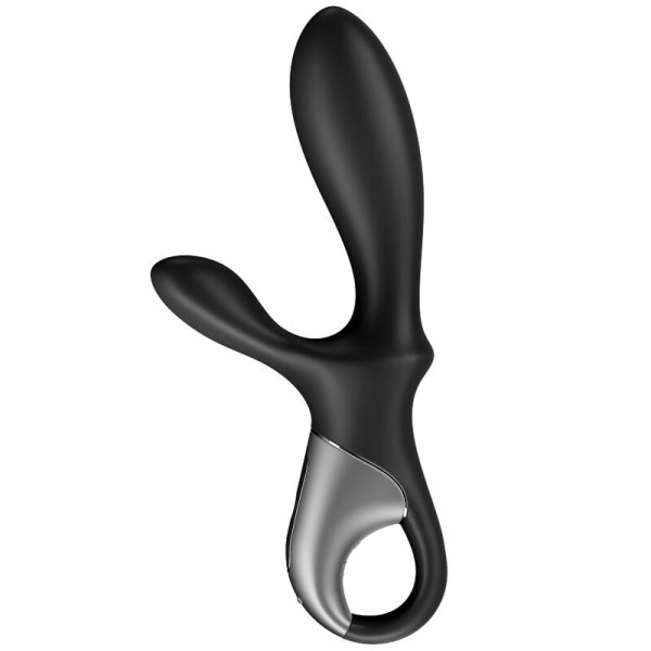 SATISFYER - APPLICATION HEAT CLIMAX+ VIBRATEUR ANAL NOIR – Image 2