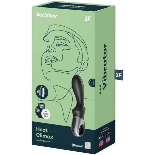 SATISFYER - APPLICATION VIBRATEUR ANAL HEAT CLIMAX NOIR – Image 4