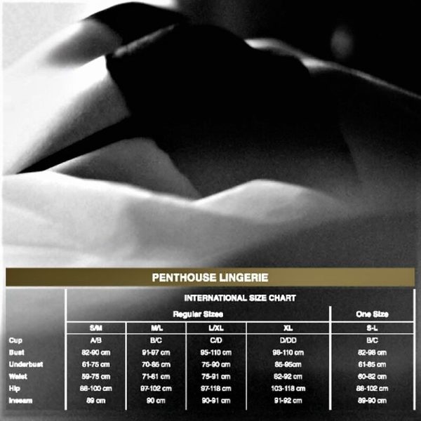 PENTHOUSE - MERMAID FANTASY TANGA NEGRO L/XL – Image 3