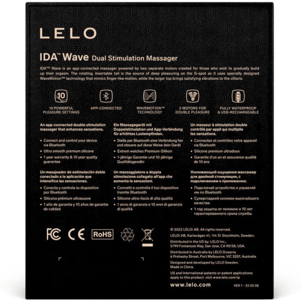 LELO - MASSEUR POUR COUPLES LELO - IDA WAVE NOIR – Image 5