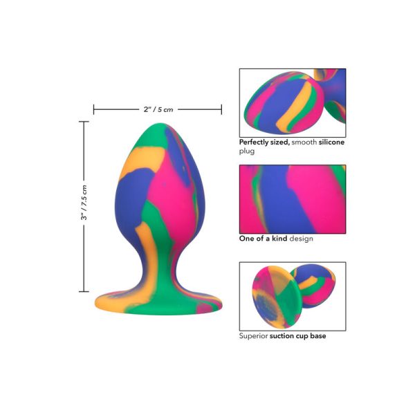 CALEXOTICS - CHEEKY MOYEN TIE-DYE PLUG ANAL – Image 3