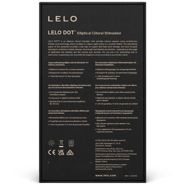 LELO - STIMULATEUR DE CLITORIS DOT - AQUA – Image 4