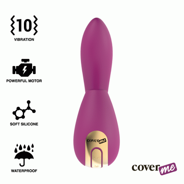 COVERME - ONDES DE STIMULATION CLITORIDIENNES ET VIBRATEUR PUISSANT POUR LE POINT G