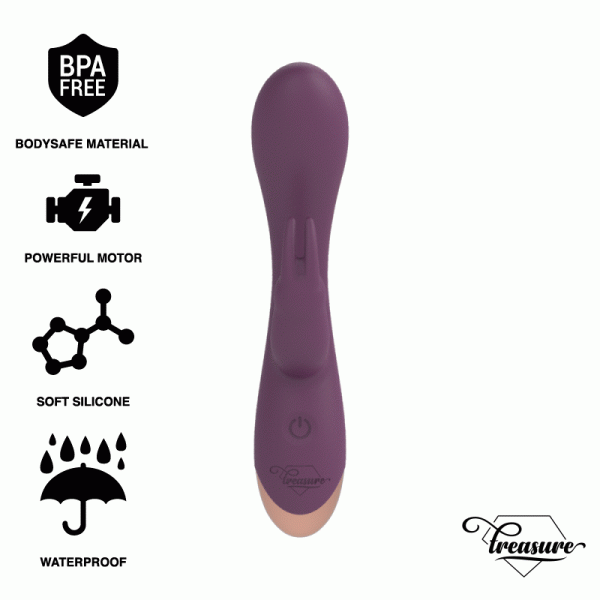 TREASURE - LAURENCE LAPIN VIBRATEUR WATCHME TECHNOLOGIE SANS FIL COMPATIBLE – Image 2
