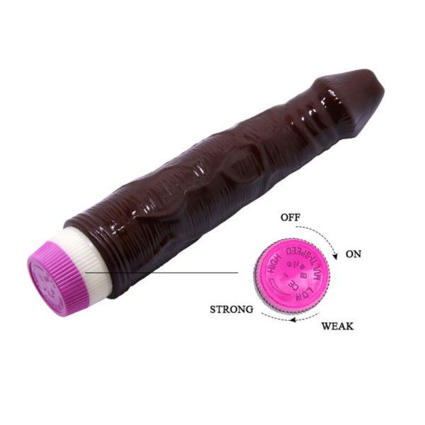 BAILE - VIBRATEUR VAGUES DE PLAISIR 23 CM MARRON – Image 4