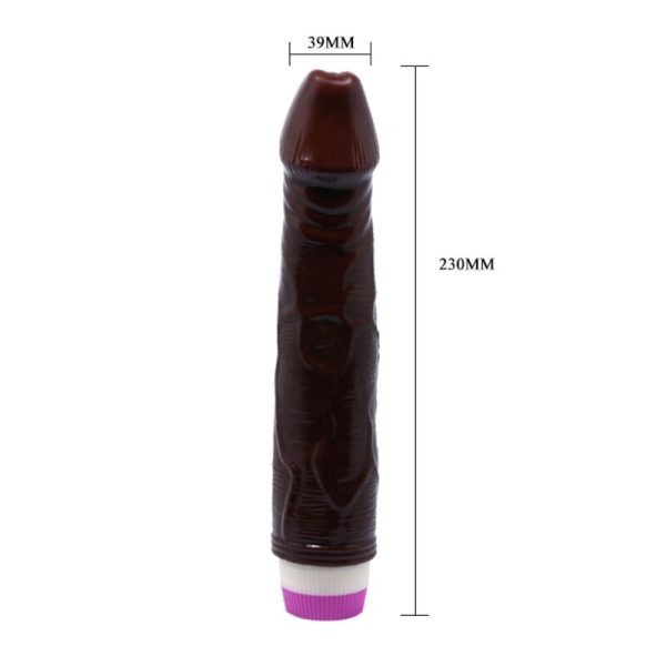 BAILE - VIBRATEUR VAGUES DE PLAISIR 23 CM MARRON – Image 3