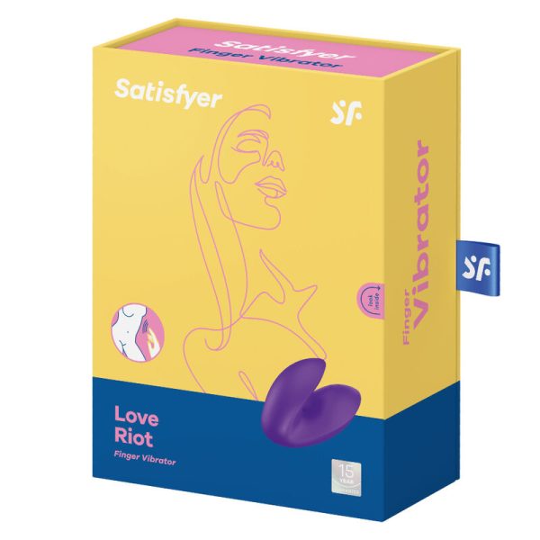 SATISFYER - LOVE RIOT VIBRADOR DEDAL MORADO – Image 4