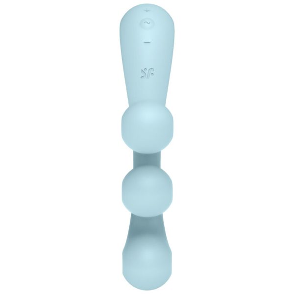 SATISFYER - VIBRATEUR MULTI TRI BALL 2 BLEU – Image 3
