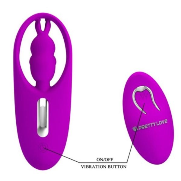 PRETTY LOVE - WILD RABBIT STIMULATEUR POUR CULOTTES AVEC TÉLÉCOMMANDE LILAS – Image 3
