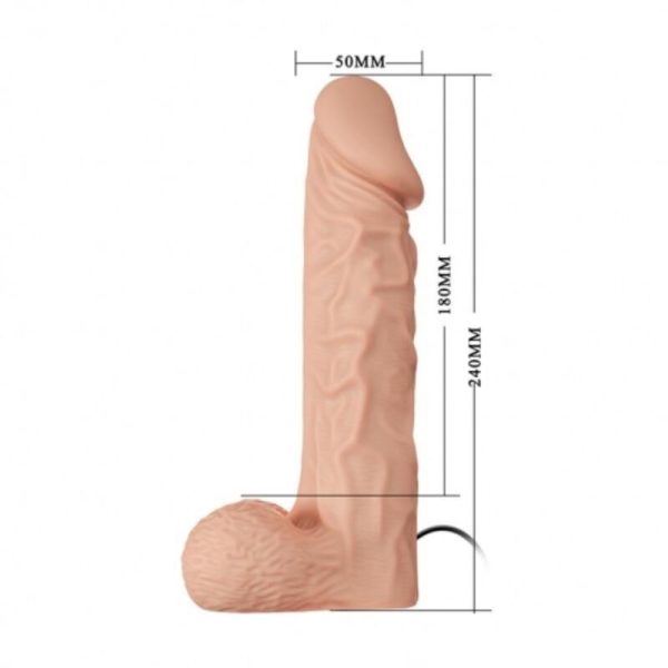BAILE - HARNAIS DE ULTRA PASSIONNÉE 24 CM NATUREL – Image 4