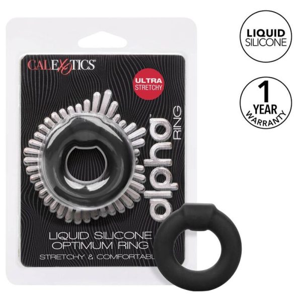 CALEXOTICS - BAGUE ALPHA OPTIMUM NOIR – Image 2