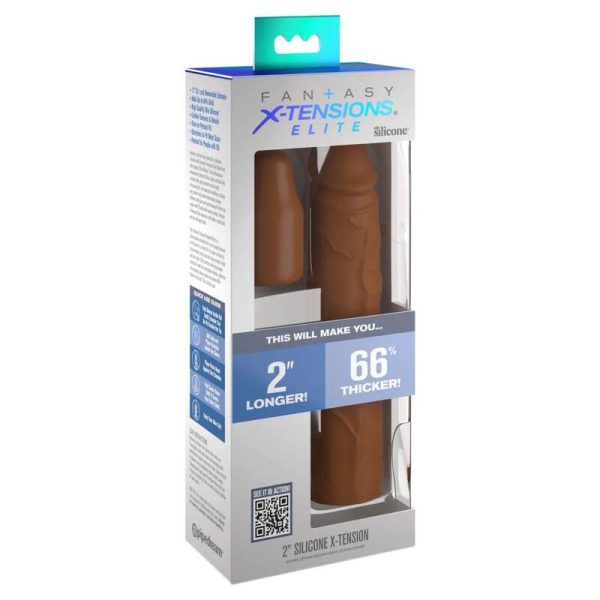 FANTASY X- TENSIONS - POCHETTE PIPEDREAMS 20,32 CM + 5,00 CM INCH PLUG CARAMEL – Image 3