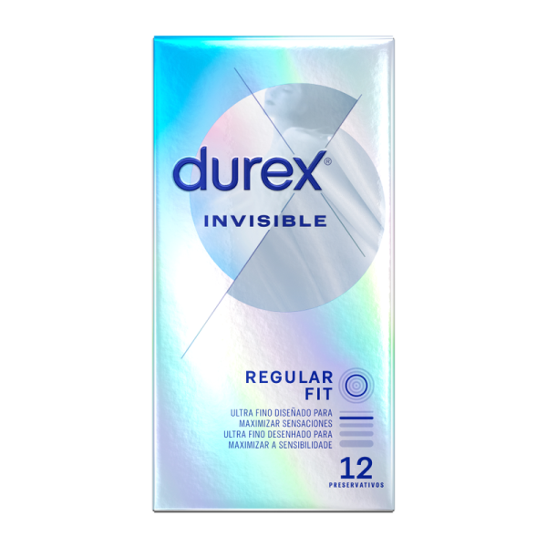 DUREX - PRÉSERVATIFS ULTRA FINS INVISIBLES 12 UNITÉS – Image 2