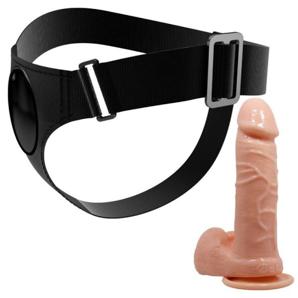 PRETTY LOVE - HARNAIS SLIPS HARNAIS UNIVERSEL AVEC GODE TOM 20 CM NATUREL – Image 5