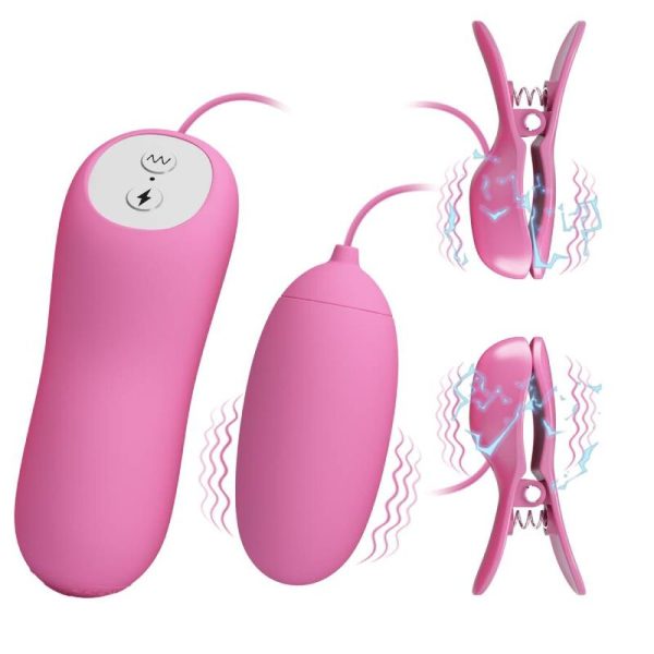 PRETTY LOVE - PINCE  ÉPILER AVEC VIBRATION ET ÉLECTROCHOC ROSE – Image 2