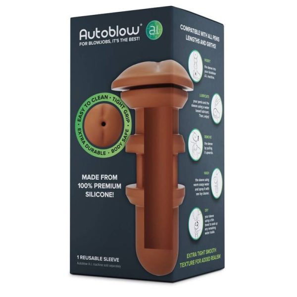 AUTOBLOW - AI ANUS SLEEVE MARRON – Image 4