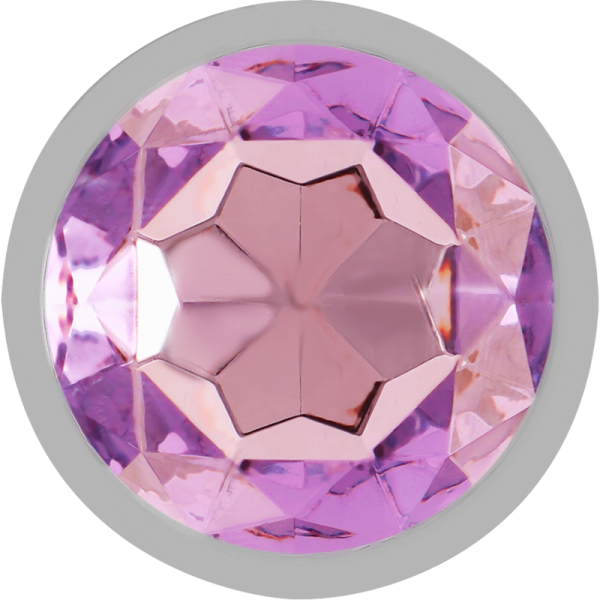 INTENSE - PLUG ANAL EN MÉTAL ALUMINIUM AVEC CRISTAL VIOLET TAILLE S – Image 4