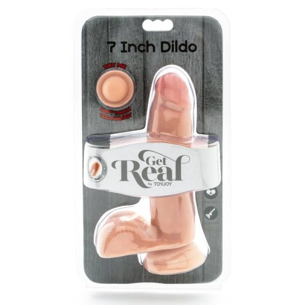 GET REAL - GODE DOUBLE DENSITÉ 12 CM BALLES PEAU – Image 3