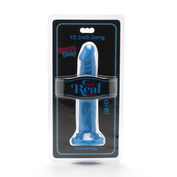 GET REAL - HAPPY DICKS DONG 19 CM BLEU – Image 2