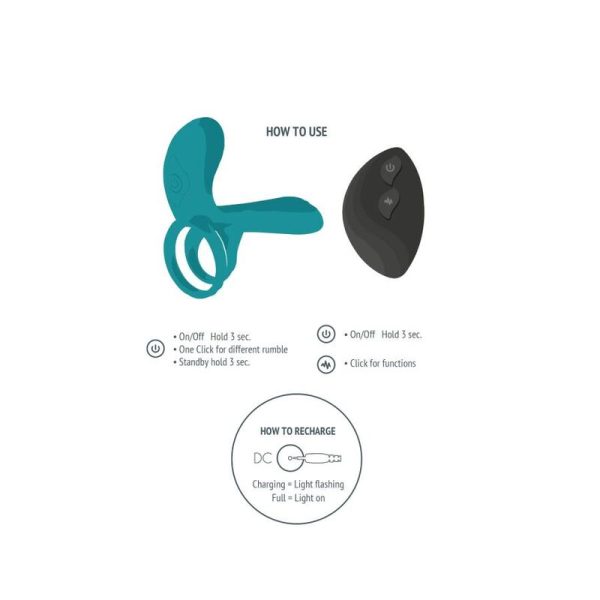 XOCOON - ANNEAU VIBRATEUR COUPLES VERT – Image 4