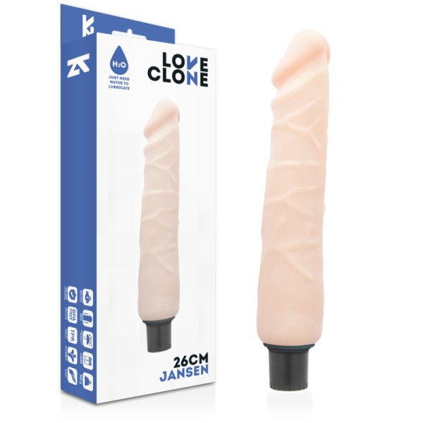 LOVECLONE - VIBRATEUR AUTOLUBRIFIANT JANSEN 26 CM -O- 4.2 CM – Image 2