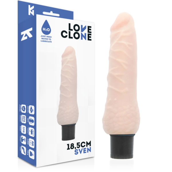 LOVECLONE - VIBRATEUR AUTOLUBRIFIANT SVEN 18.5 CM -O- 3.3 CM – Image 2