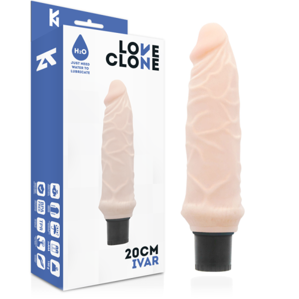 LOVECLONE - VIBRATEUR AUTOLUBRIFIANT IVAR 20 CM -O- 3.7 CM – Image 2