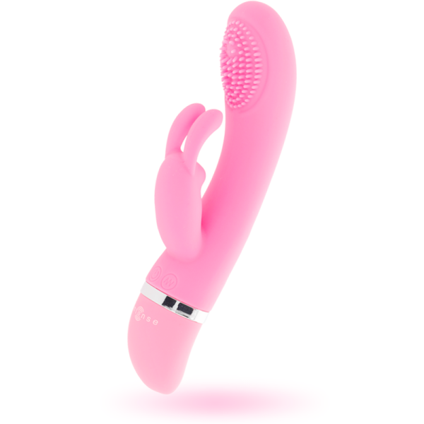 INTENSE - VIBRATEUR OSCILLANT SUSY SILICONE LAPIN ROSE – Image 2