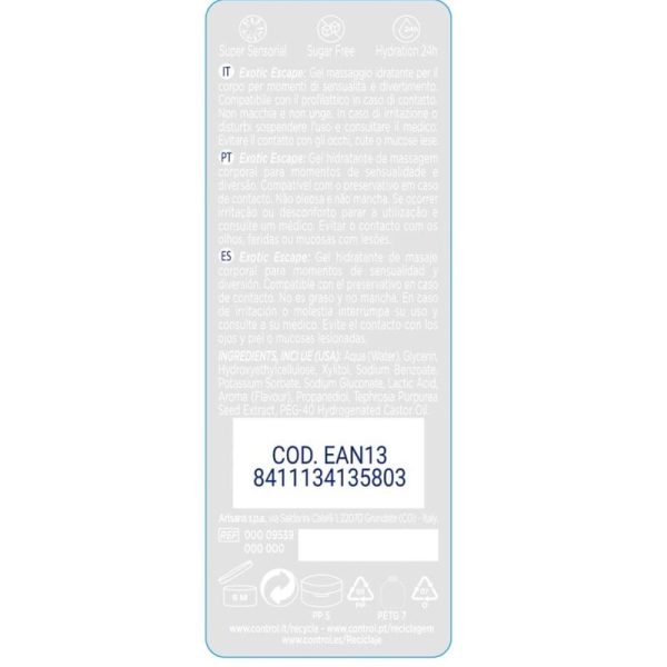 CONTROL - 2 EN 1 MASSAGE  PLAISIR EXOTIQUE 200 ML – Image 2
